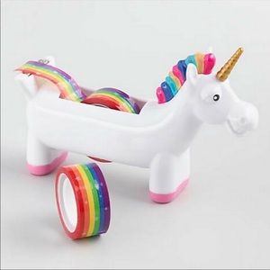 NWT NPW Unicorn Tape Dispenser with Rainbow Tape